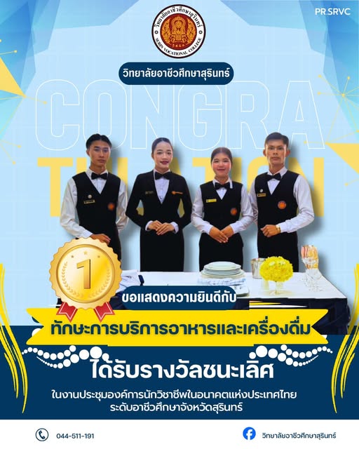 ขอแสดงความยินดีกับ